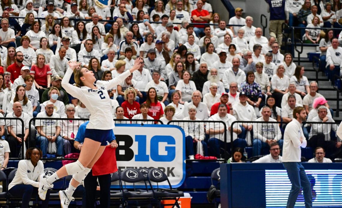 No. 19 Women's Volleyball Hosts Michigan Friday, No. 2 Wisconsin Saturday