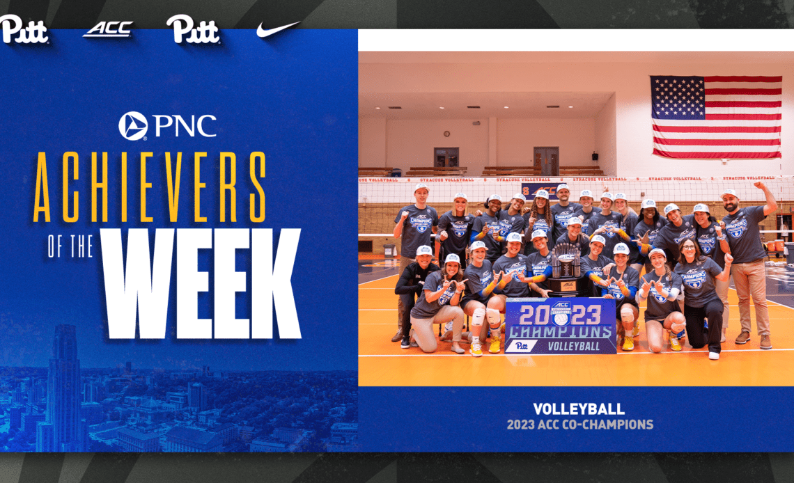 Pitt Volleyball Named PNC Achievers of the Week