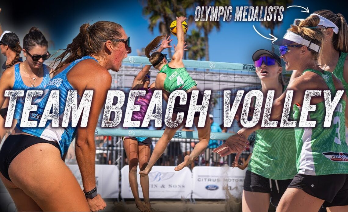 Professional Team Beach Volleyball 4 vs 4: Team West Coast vs Team Zotovich
