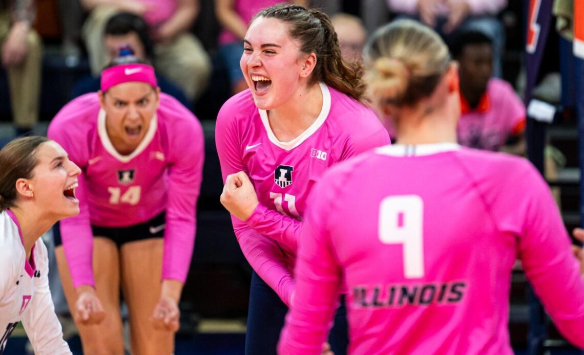 Road Trip to Iowa, #1 Nebraska On Deck for Fighting Illini Volleyball