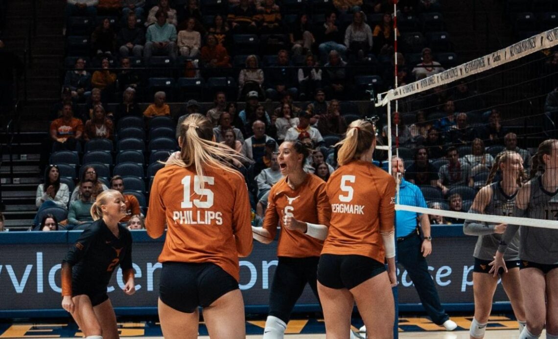 Texas volleyball reaches top-5, Georgia Tech and Tennessee join new Power 10