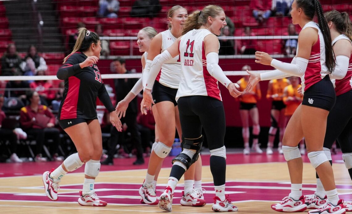 Utah Volleyball Heads to Arizona, No. 17 Arizona State