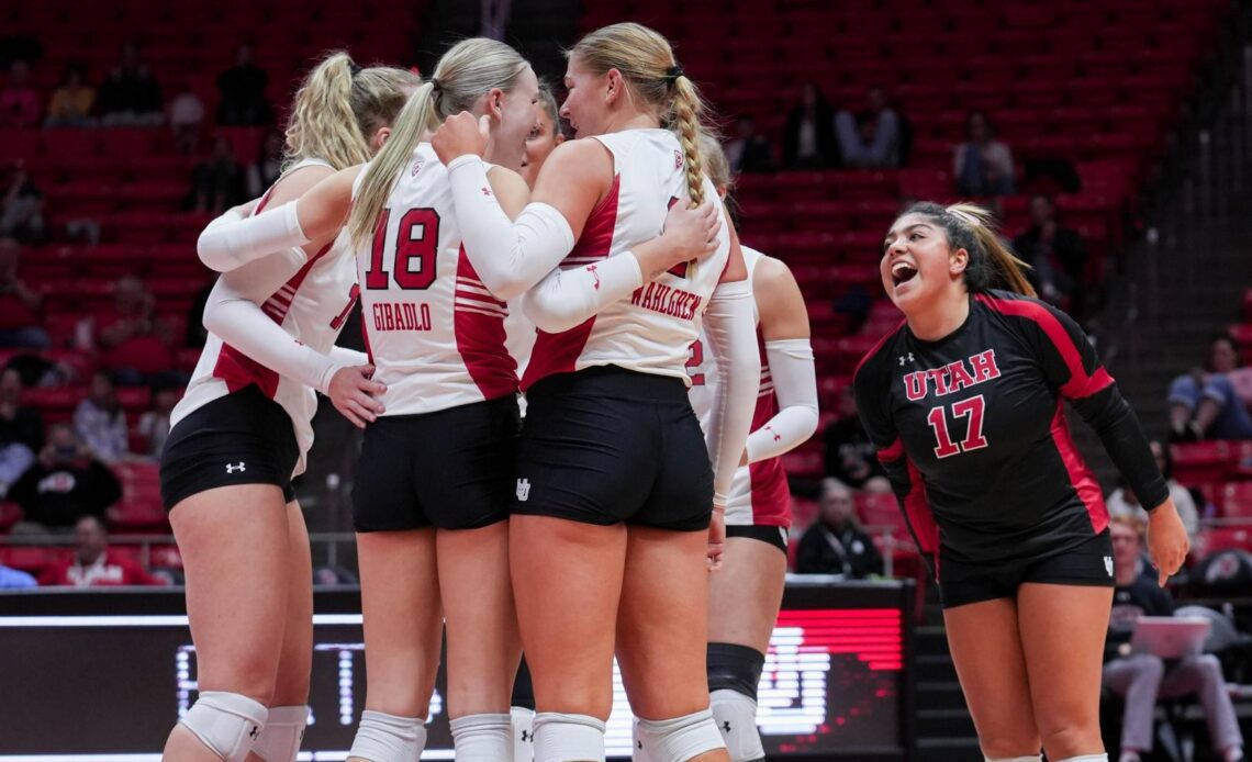 Utah Volleyball Hits the Road, Travels to No. 7 Oregon, Oregon State