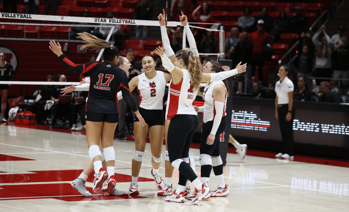 Utah Volleyball Overtakes Colorado In Five-Set Thriller