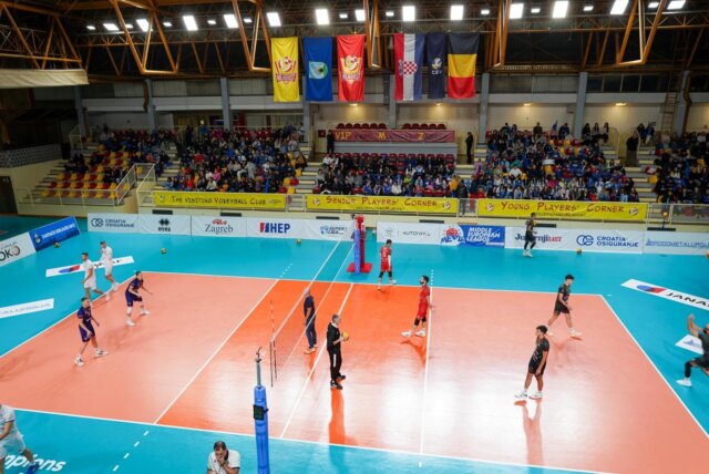 WorldofVolley :: CRO M: After a Long Time, Full Stands Cheer at Zagreb's House of Volleyball in Superliga Clash