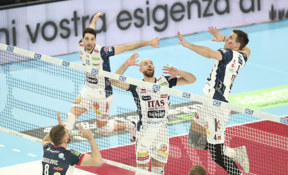 WorldofVolley :: ITA M: SuperLega 7th Round - Milano, Trento, Perugia, Civitanova, and Monza Triumph