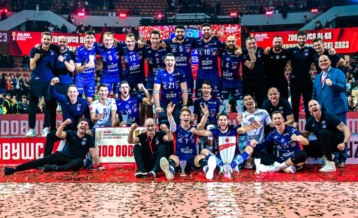 WorldofVolley :: POL M: Grupa Azoty ZAKSA Clinches the Polish Super Cup in a Thrilling Comeback Victory