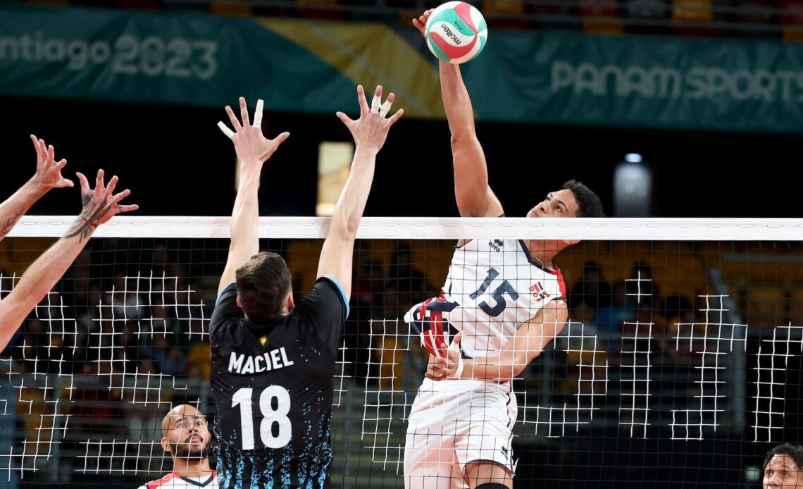 WorldofVolley :: Pan American Games Santiago 2023: Argentina and Chile Triumph in Group B Volleyball Matches