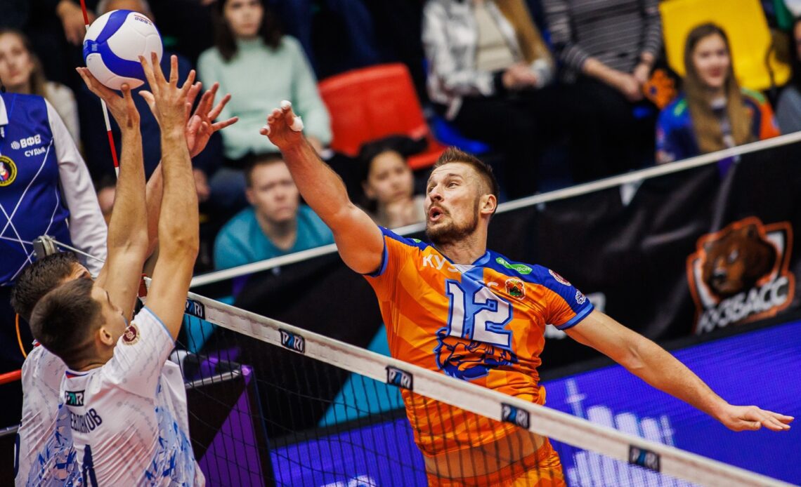 WorldofVolley :: RUS M: Kuzbass Kemerovo Triumphs in the Closing Match of the SuperLiga 7th Round