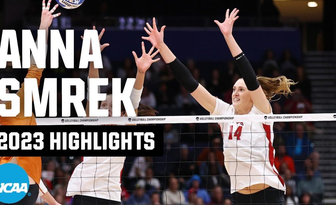 Anna Smrek 2023 NCAA volleyball tournament highlights