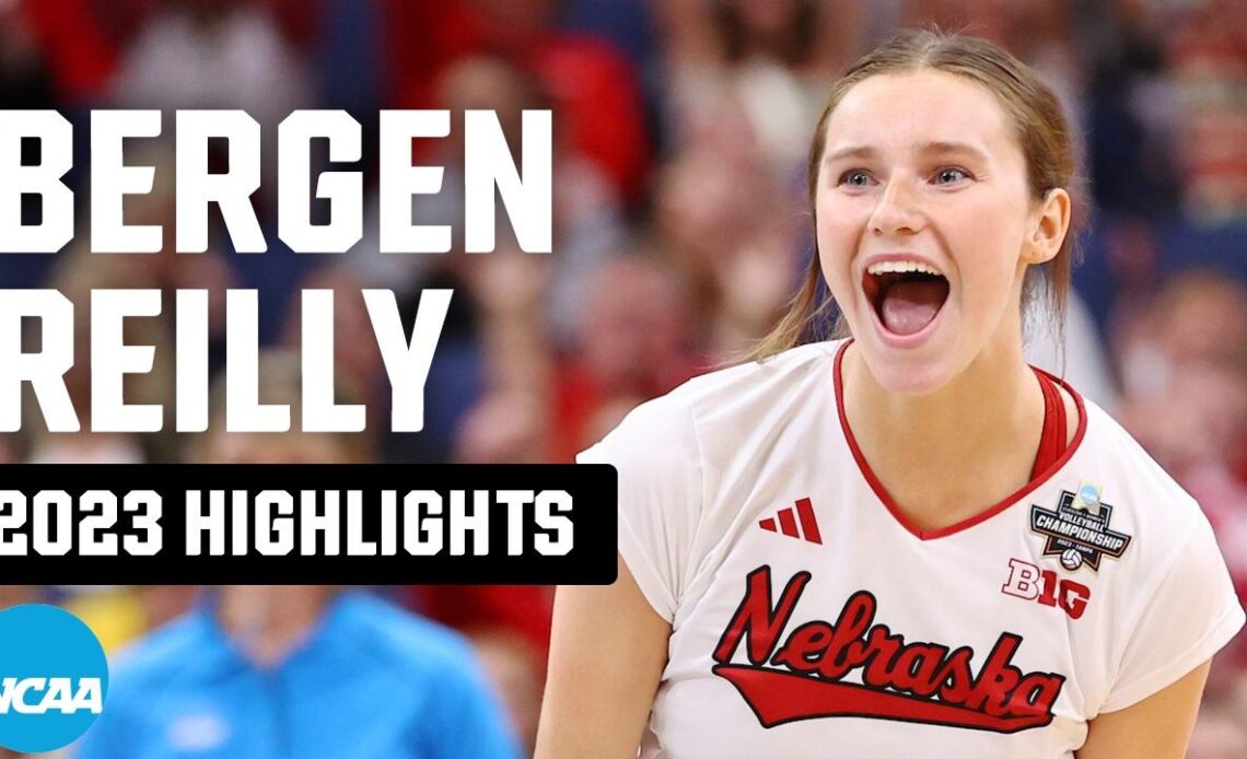 Bergen Reilly 2023 NCAA volleyball tournament highlights