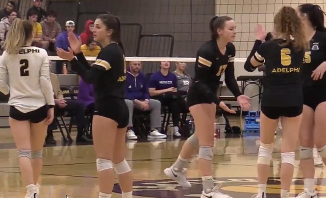 Bridgeport vs Adelphi: 2023 DII volleyball championship first round | FULL REPLAY