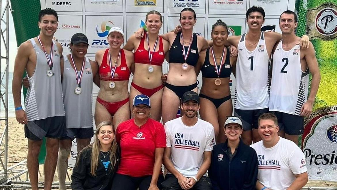Caffo Earns Silver Medal At U23 NORCECA Beach Championship