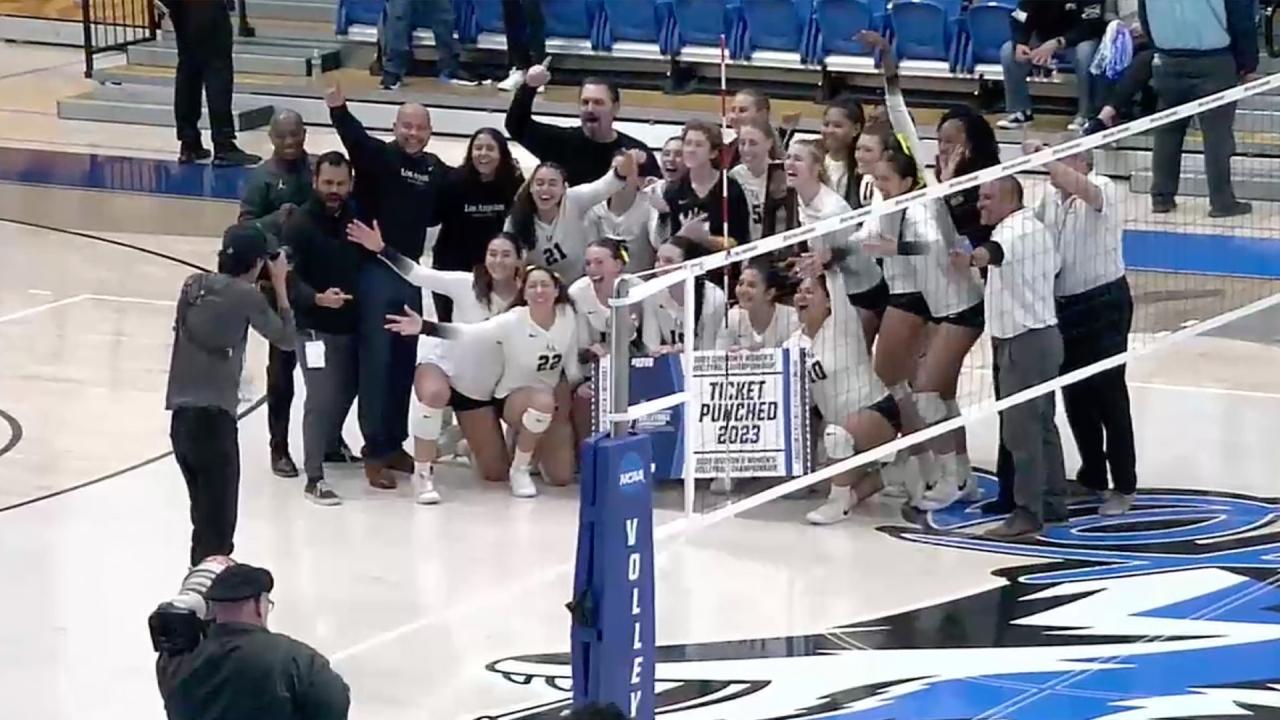 Cal State LA vs. CSUSB: 2023 DII volleyball championship third round | FULL REPLAY