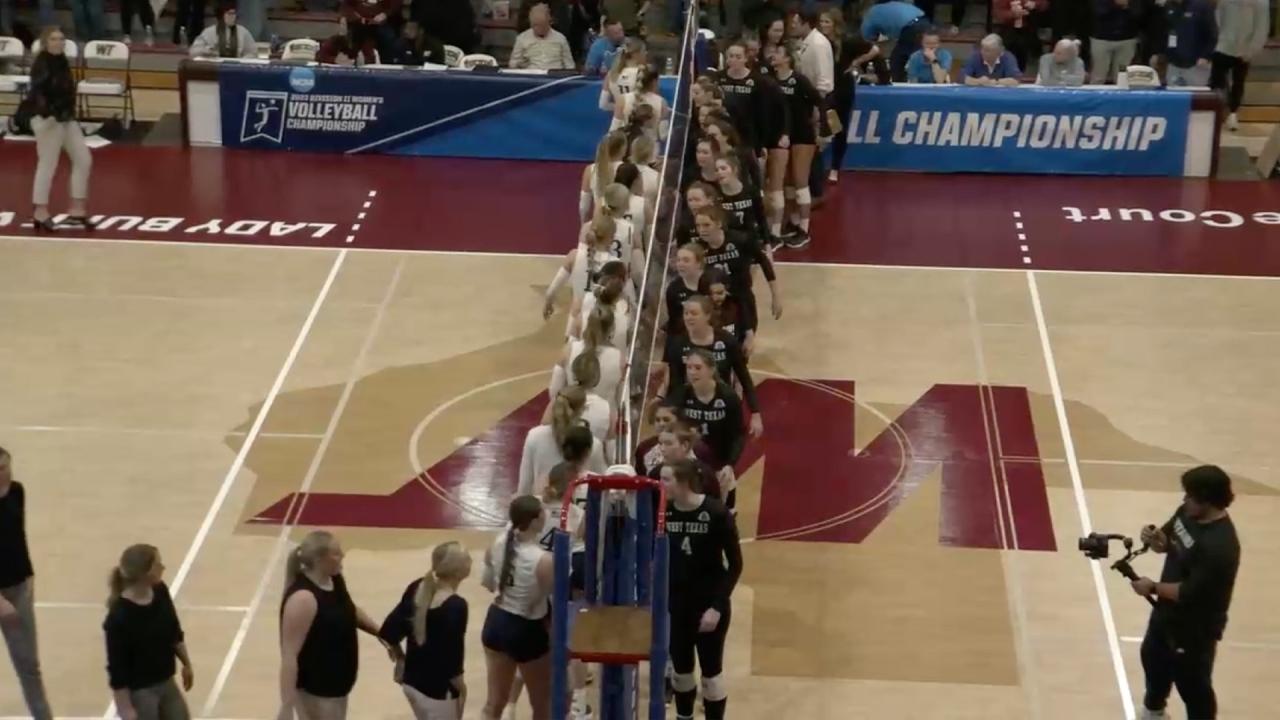 Dallas Baptist vs. West Texas A&M: 2023 DII volleyball championship second round | FULL REPLAY