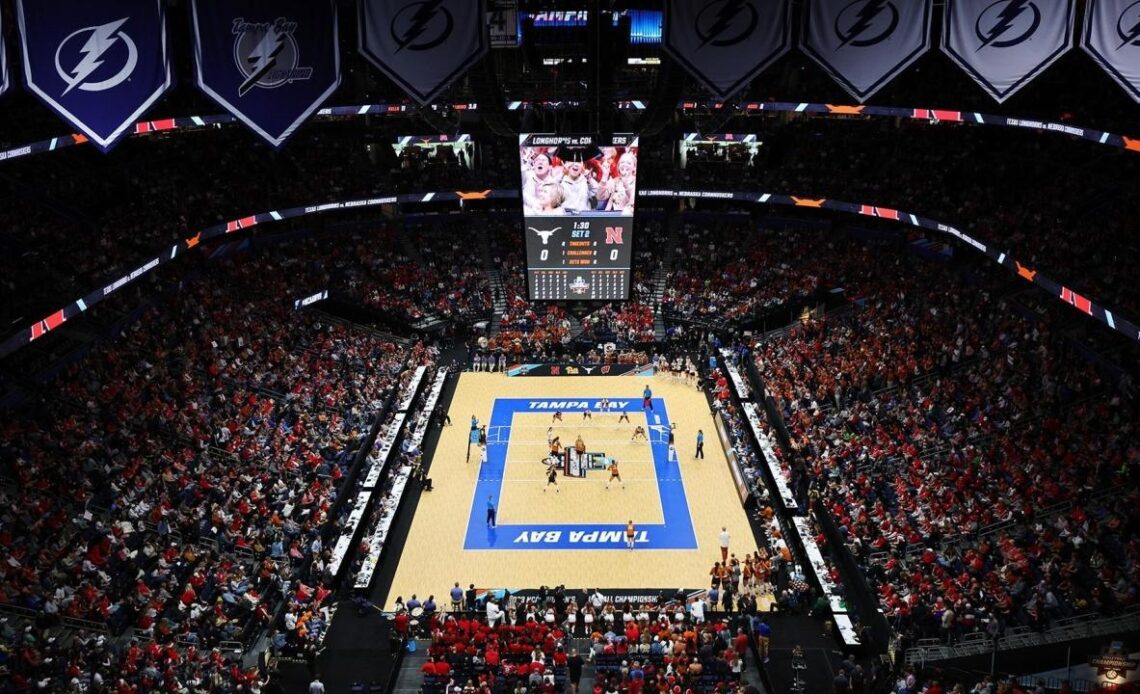 Division I women’s volleyball championship sets attendance, TV ratings records to close out historic season