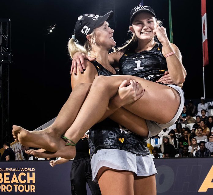 GOLD AGAIN! Kristen Nuss, Taryn Kloth join rarified air with Beach Pro Tour Finals win