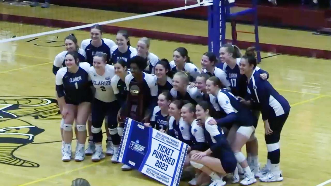 Indiana (PA) vs. Clarion: 2023 DII volleyball championship third round | FULL REPLAY