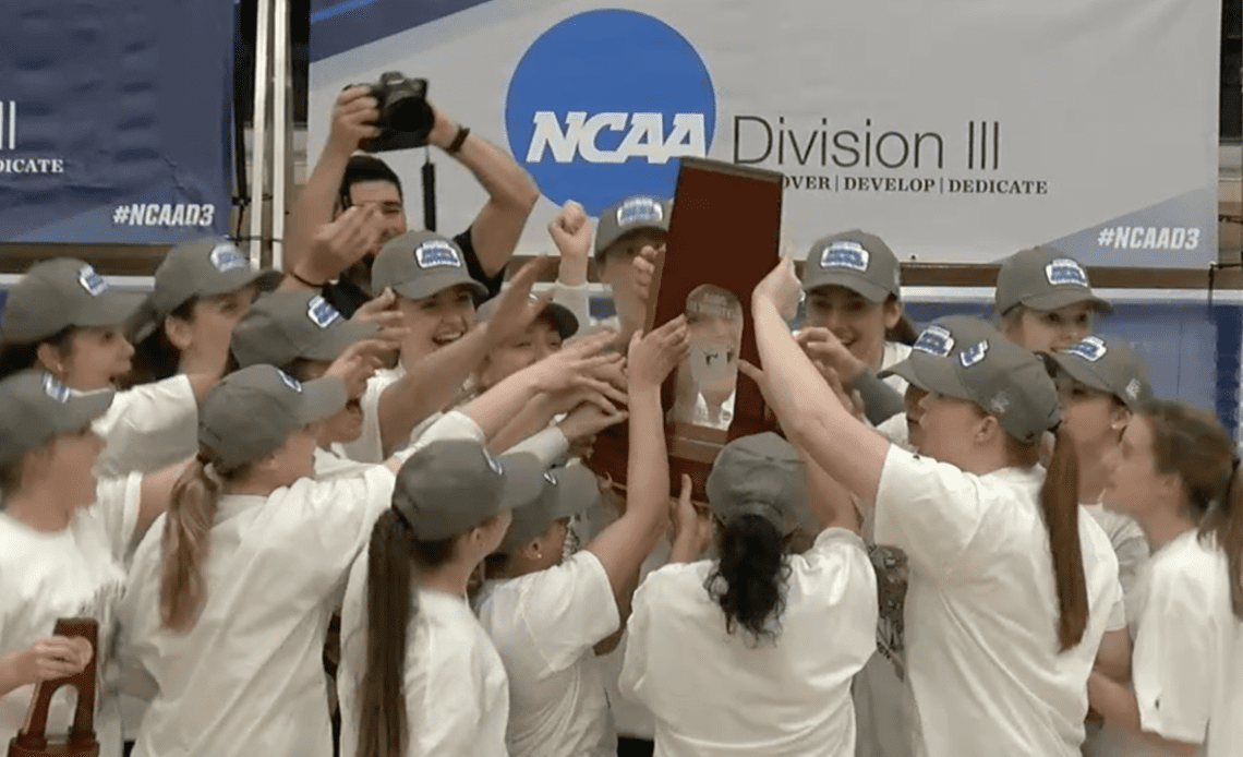 Juniata wins the 2023 DIII women's volleyball championship