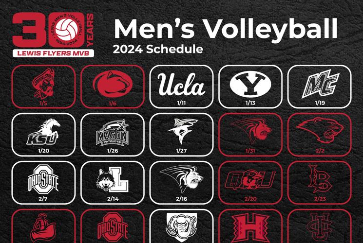 Lewis Men's Volleyball Announces 2024 Schedule VCP Volleyball