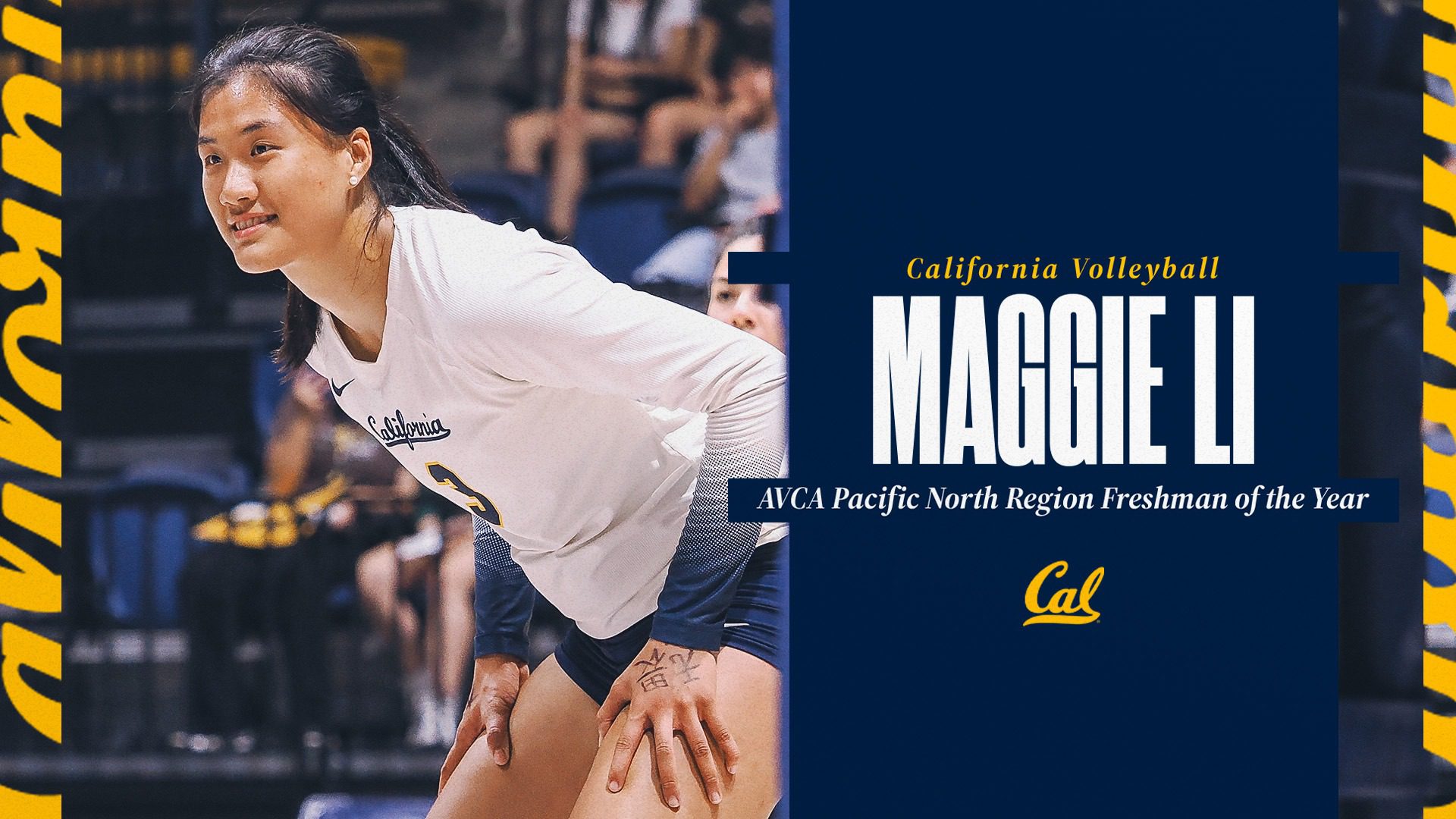 Li Named AVCA Pacific West Region Freshman Of The Year