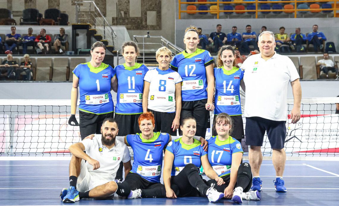 Slovenia women’s sitting volleyball team wins historic and unprecedented award
