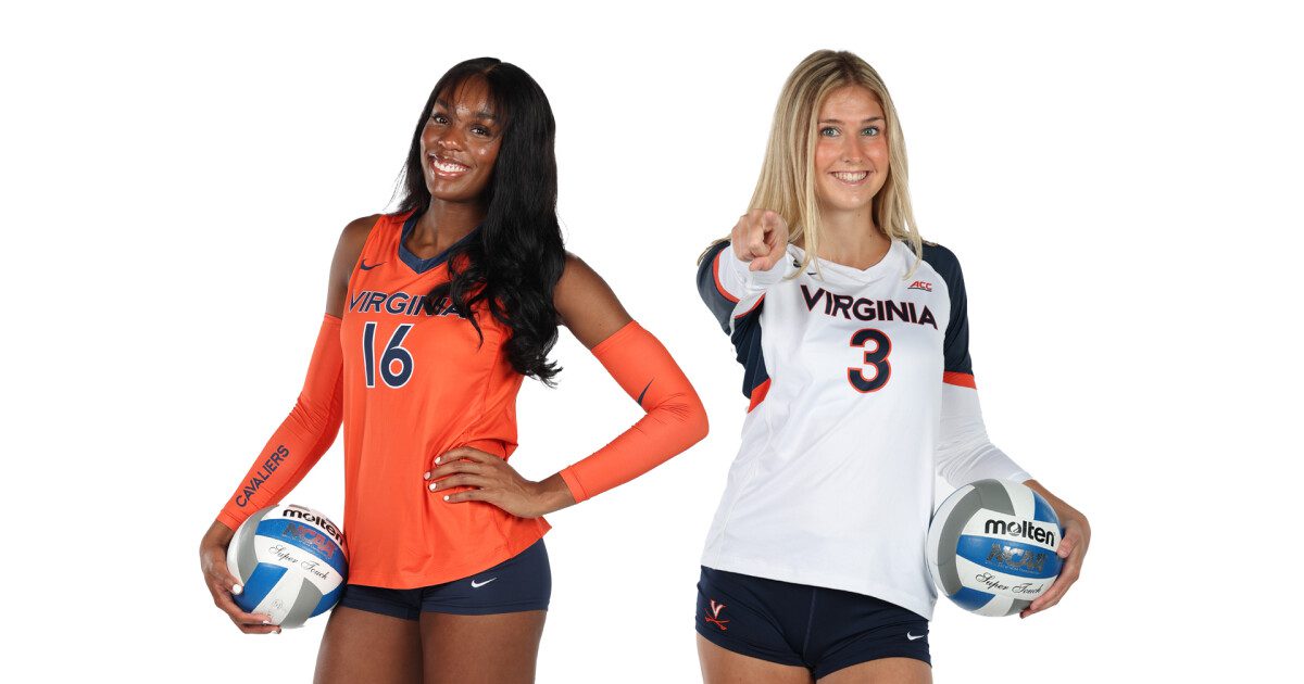 Virginia Volleyball || Tadder, Yon Named CSC Academic All-District Honorees