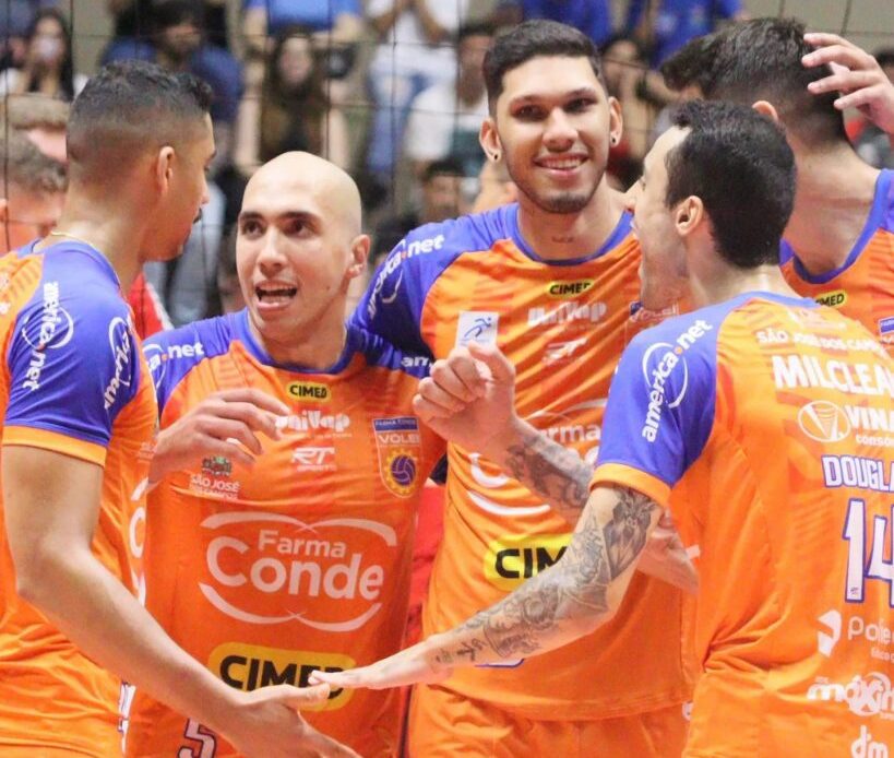 WorldofVolley :: BRA M: Farma Conde São José Leads BET7K Superliga with Unbeaten Streak