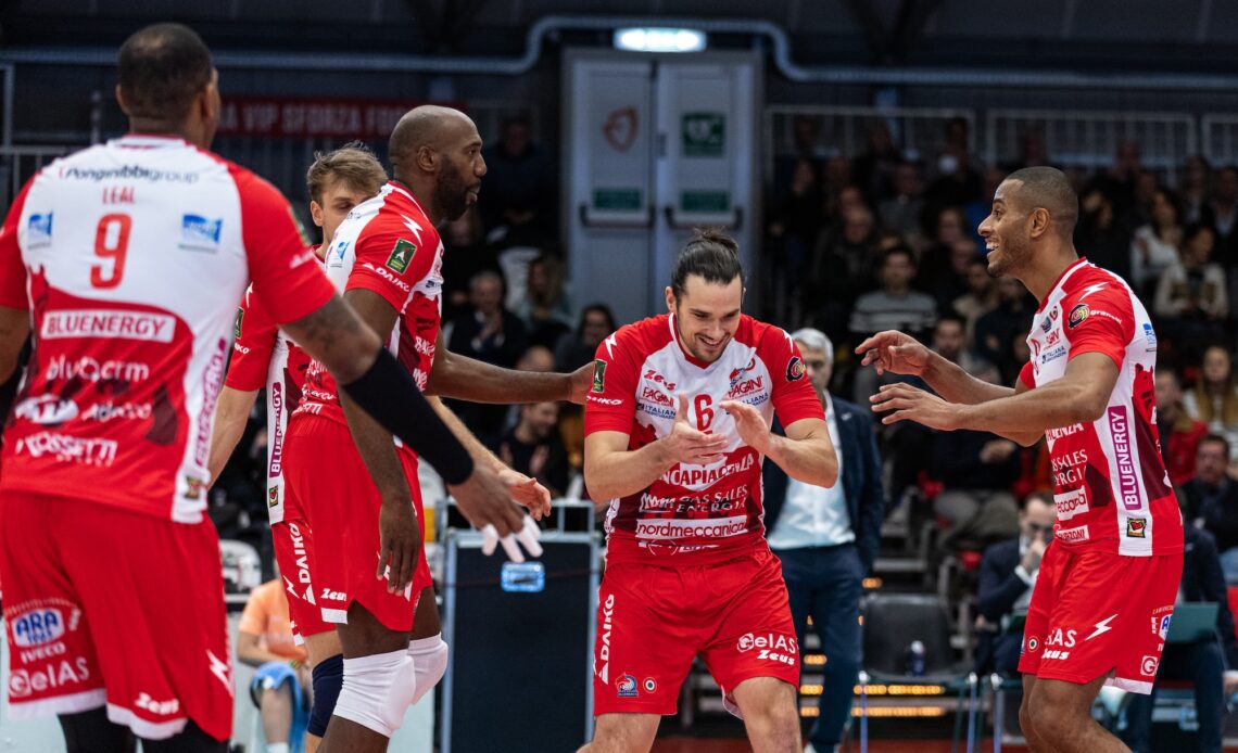 WorldofVolley :: CEV CL M: Gas Sales Daiko Piacenza Triumphs Over Benfica