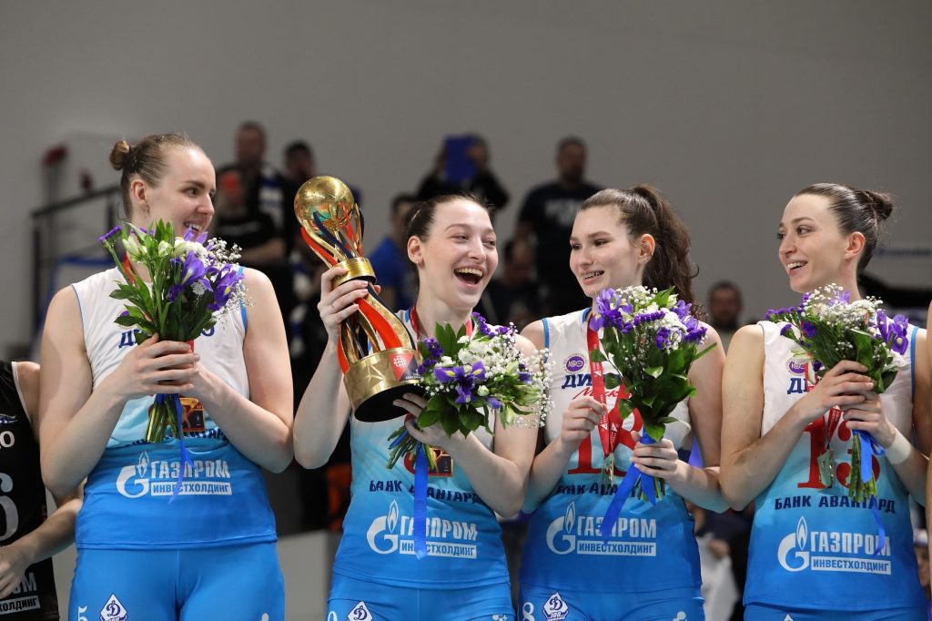 WorldofVolley :: RUS W: Dynamo Moscow Women's Team Clinches Sixth Russian Cup Title