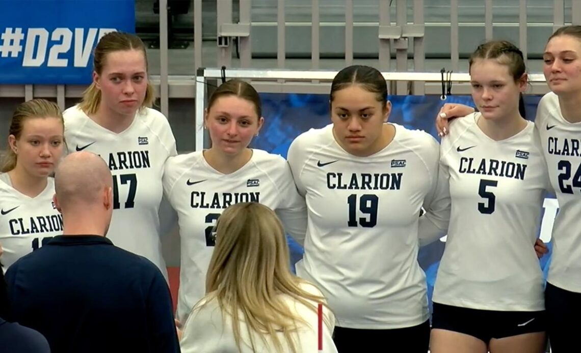 2023 DII women's volleyball quarterfinal: West Texas A&M vs. Clarion full replay