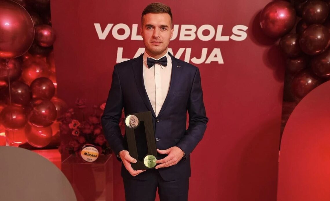 Andrejs Filipavičs wins Latvia Sitting Volleyball Player of the Year award