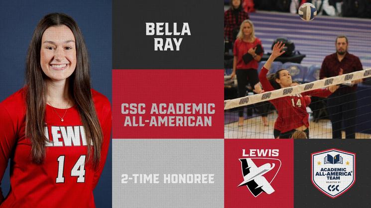 Bella Ray Named Academic All-American by College Sports Communicators