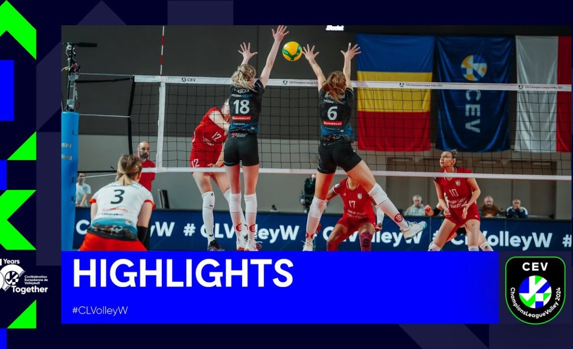 CS Volei Alba BLAJ vs. ŁKS Commercecon ŁÓDŹ - Match Highlights
