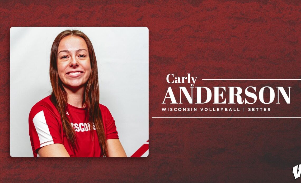 Carly Anderson Joins Badger Volleyball