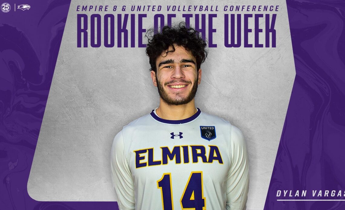 Dylan Vargas Earns Empire 8 & UVC Rookie of the Week Honors Following Strong Weekend