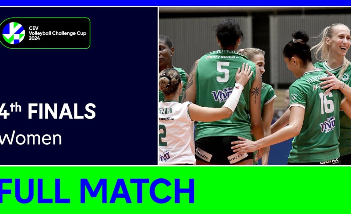 LIVE | Panathinaikos AC ATHENS vs. Neptunes NANTES | CEV Volleyball Challenge Cup 2024