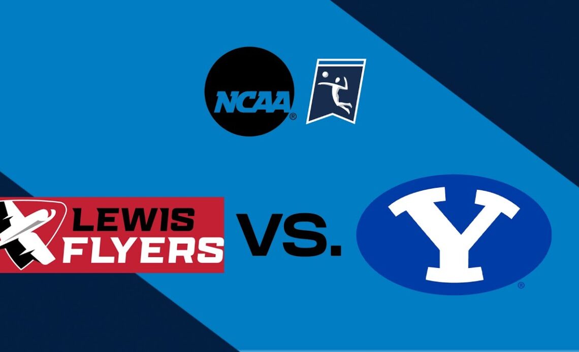 Lewis Flyers vs. BYU Cougars | NCAA Volleyball 2024