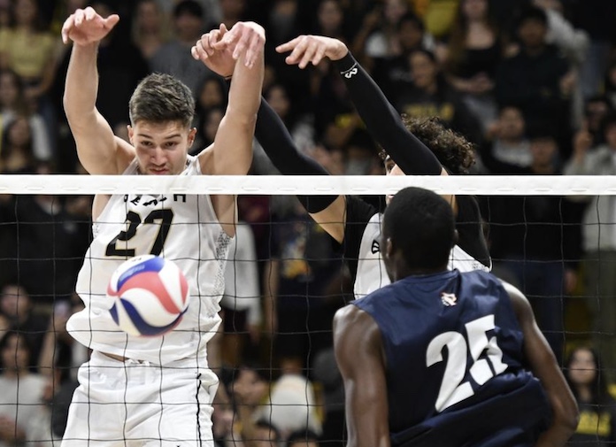 NCAA men's volleyball: UCI tops BYU; UCLA, Long Beach, Hawai'i all sweep