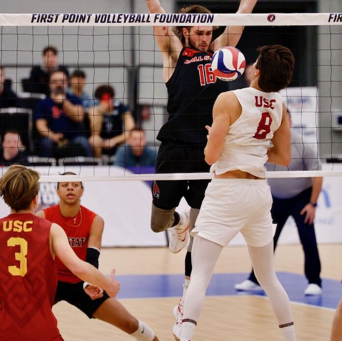 NCAA volleyball: USC beats Ball St. in First Point Challenge