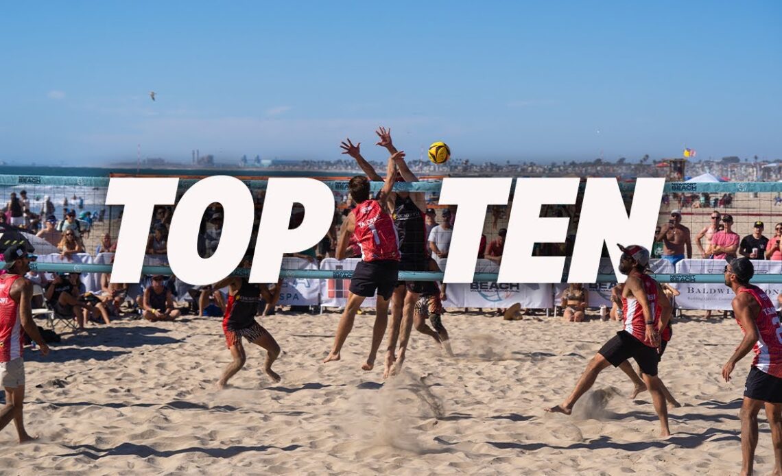 TOP 10 BEST BEACH VOLLEYBALL PLAYS 2024 Mens Professional 1140x694 