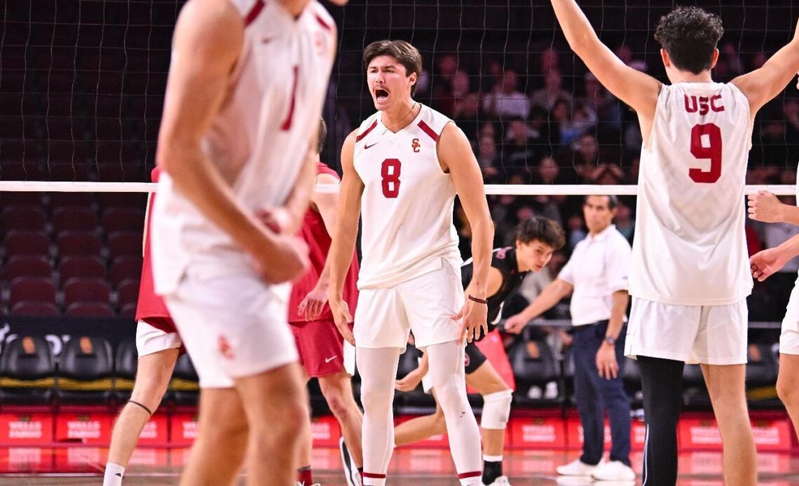 USC Men's Volleyball's Kyle Paulson Named MPSF Defensive Player of the Week