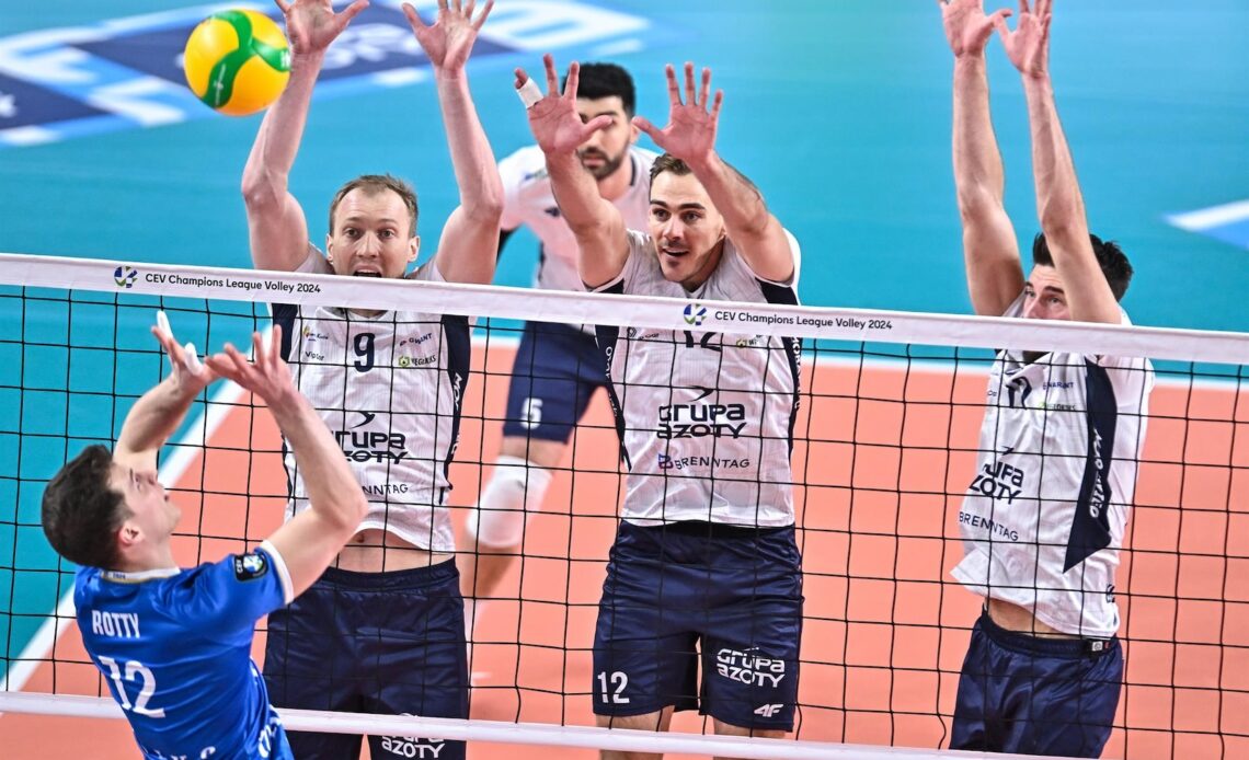 WorldofVolley :: CEV CL M: Dramatic Comeback for ZAKSA, Ziraat Dominates to Win Pool A
