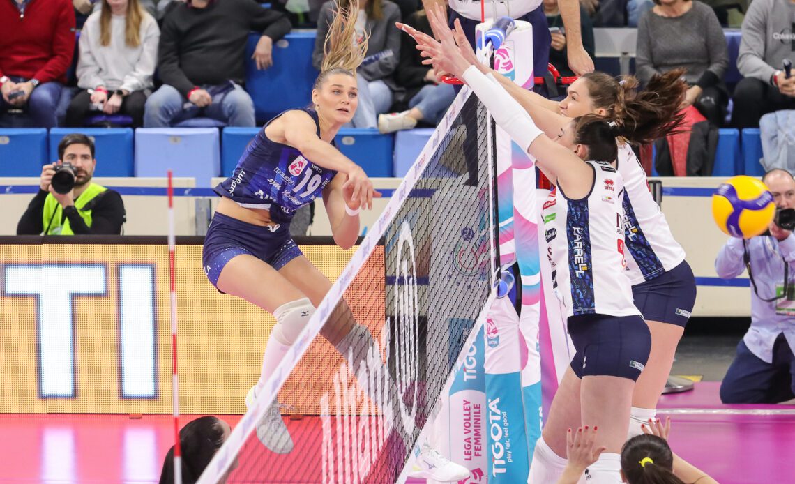 WorldofVolley :: ITA W: Sunday’s Serie A1 Tigotà Matches Recap