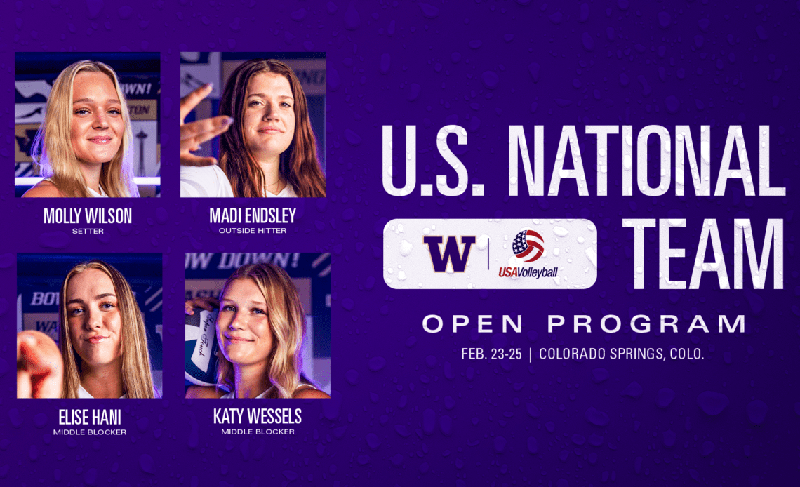 Four Huskies Headed For U.S. National Team Program