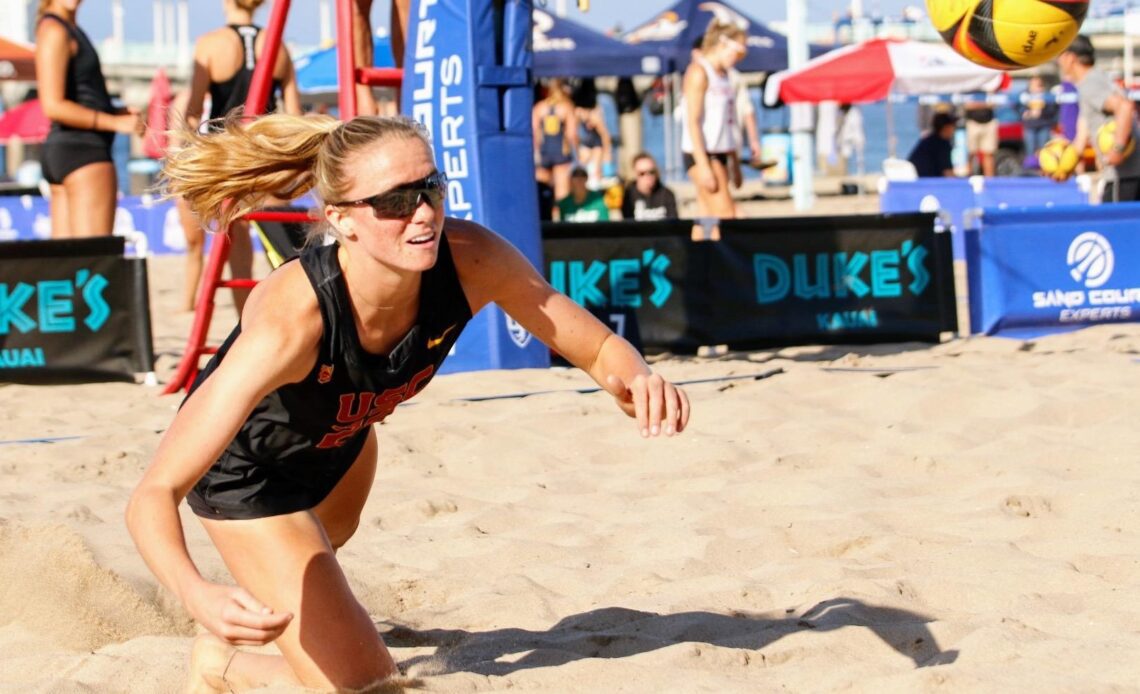 No. 1 USC Beach Volleyball Falls to No. 2 UCLA in Duke Kahanamoku Final