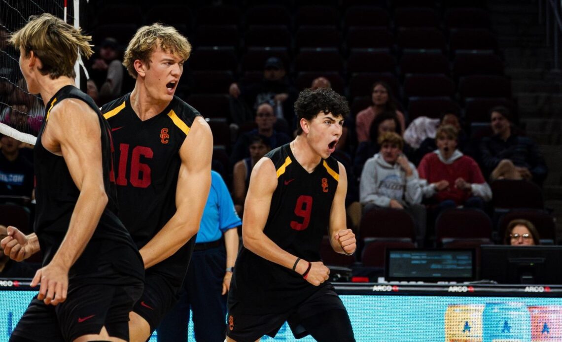 No. 11 USC Men's Volleyball Meets Rival No. 4 UCLA