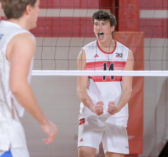 No. 14 Lewis Men's Volleyball Starts MIVA Play with Victory Over Lindenwood Wednesday
