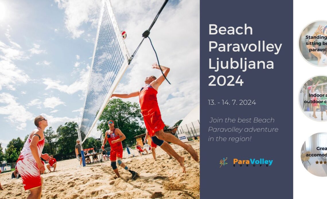 ParaVolley Slovenia announces Beach Paravolley Ljubljana 2024 Tournament