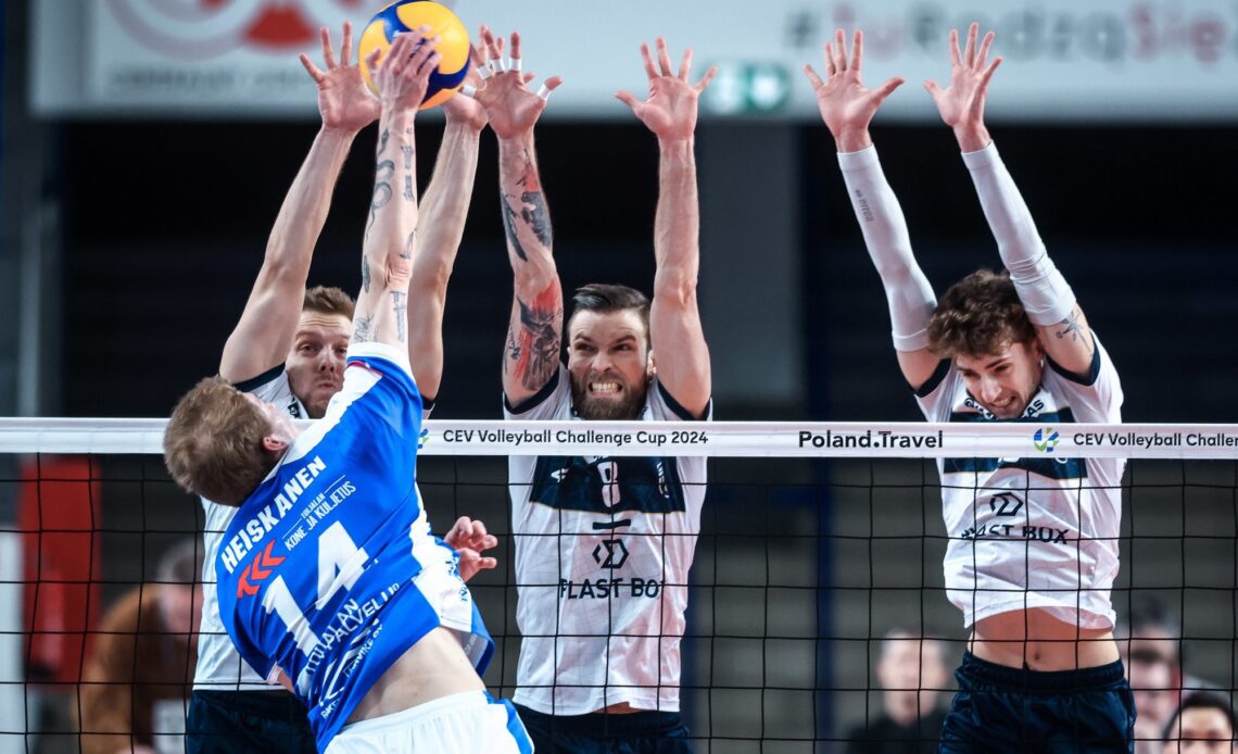 WorldofVolley :: Projekt Warszawa Advances to Challenge Cup Final After Defeating Akaa Volley